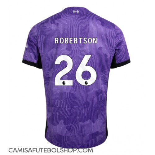 Camisa de time de futebol Liverpool Andrew Robertson #26 Replicas 3º Equipamento 2023-24 Manga Curta